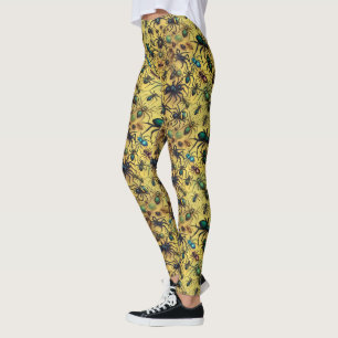 Arachnid Lovers Creepy Crawly Spiders, Leggings