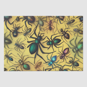 Arachnid Lovers Creepy Crawly Spiders, Tissue Paper