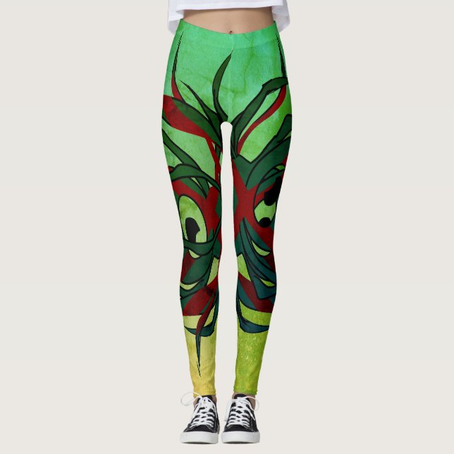  Arachnid of Despair  Leggings (Front)