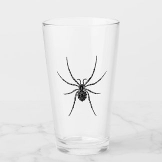 “Arachnid” Simply Spooky B&W Pint Glass
