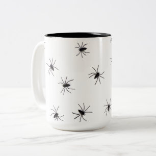 Arachnophobia (Spiders) (Creepy Crawly Insects) Two-Tone Coffee Mug