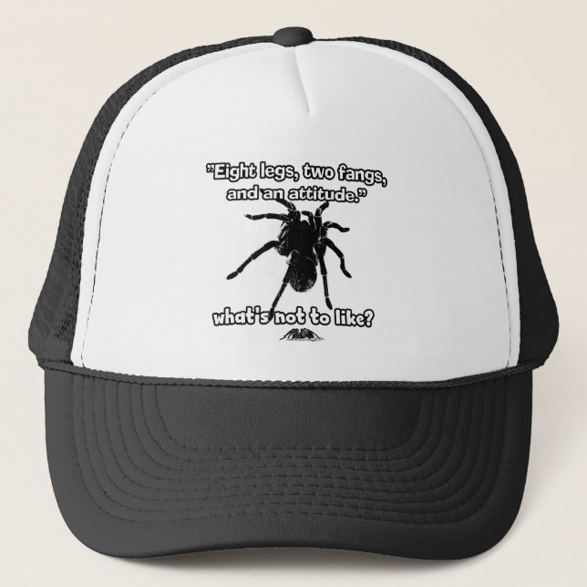 Arachnophobia - Tarantula Art Design #16 Trucker Hat (Front)