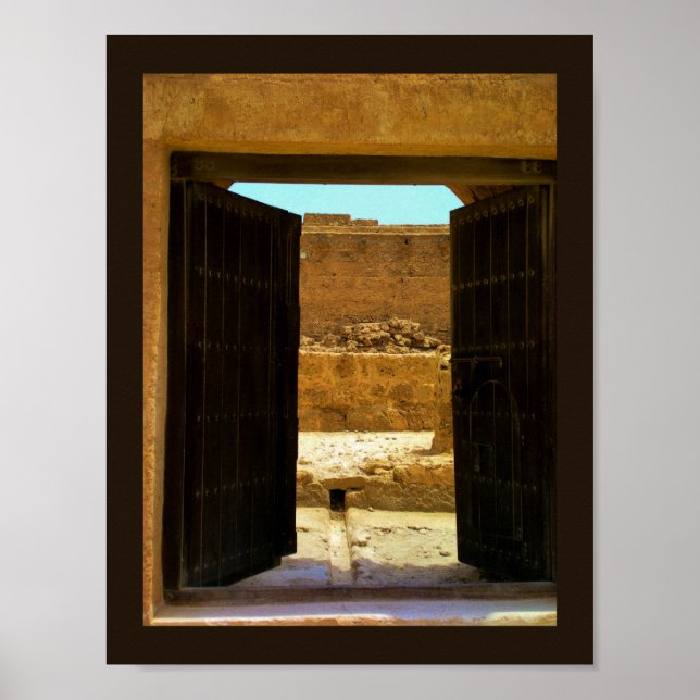 Arad Fort Entrance Poster (Front)