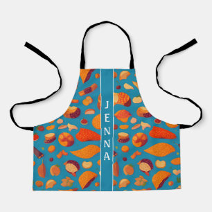 Arafura File Snake Mosaic Colourful Custom Pattern Apron