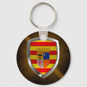 Aragón Metallic Emblem Key Ring