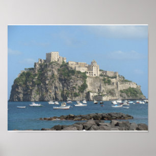 Aragonese Castle, Ischia, Italy Poster