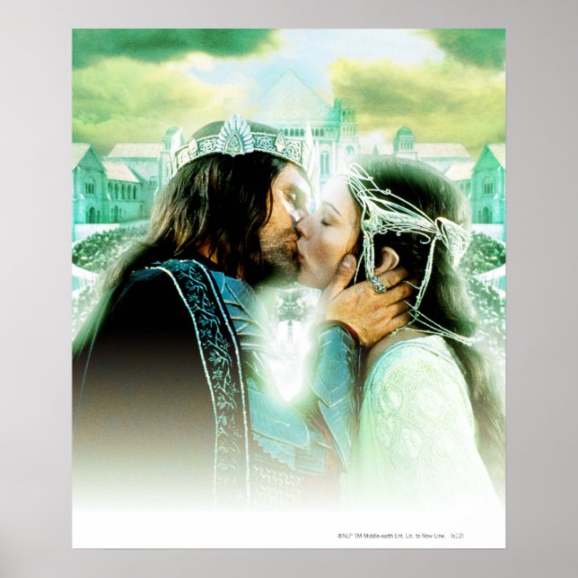 Aragorn and ARWEN™ Kiss Poster (Front)