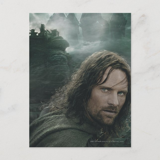 Aragorn and Ringwraiths Postcard (Front)