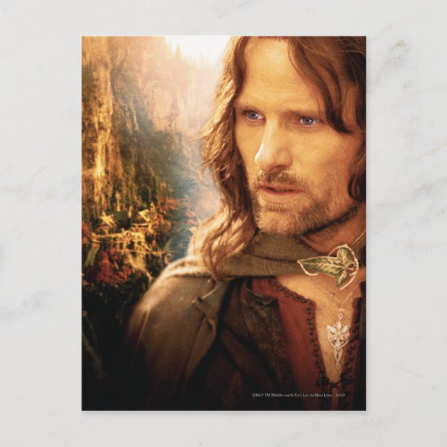 Aragorn and Rivendell Composition Postcard (Front)