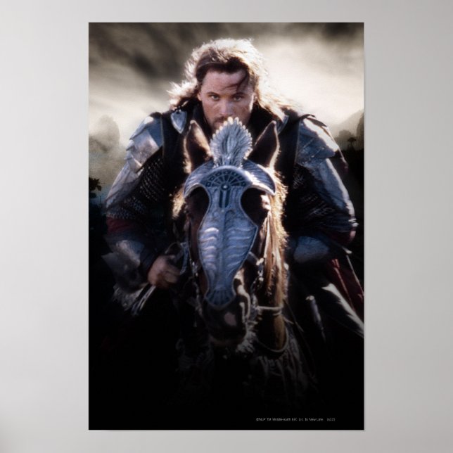Aragorn Riding Horse Poster (Front)