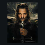 Aragorn Sword Down Poster<br><div class="desc">Lord of the Rings: The Two Towers. Aragorn: If by my life or death I can protect you,  I will. You have my sword...  Ride hard,  don't look back.</div>