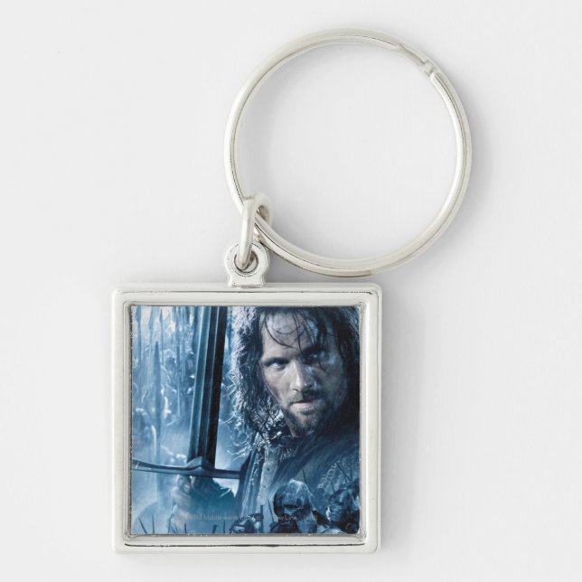 Aragorn Versus Orcs Key Ring (Front)
