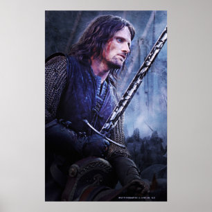 Aragorn with blood poster