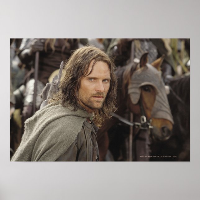 Aragorn with horse poster (Front)