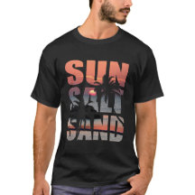 Araha Beach, Okinawa Sunset, Men's Basic T-Shirt
