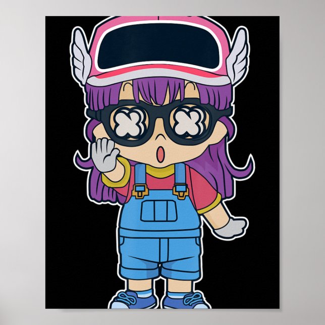 Arale Norimaki Dr Slump Manga Anime Cartoon Lover  Poster (Front)