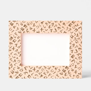 Aramaic Etched Frames