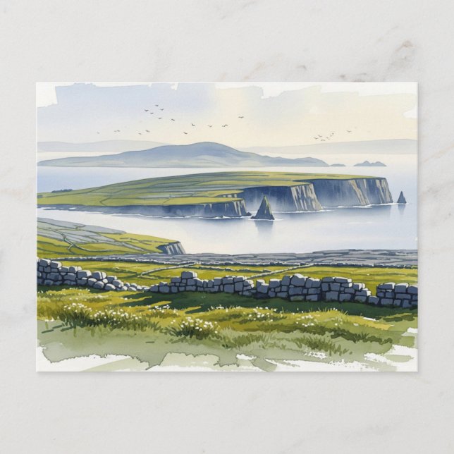Aran Islands Ireland Travel Postcard (Front)