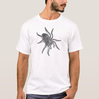 Aranea Avicularia, Black Cuban Spider T-Shirt