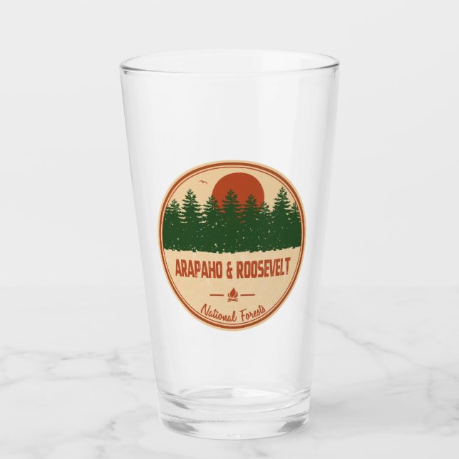 Arapaho And Roosevelt National Forests Glass (Front)
