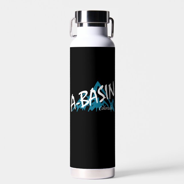 Arapahoe Basin Colorado Mountains Water Bottle (Front)
