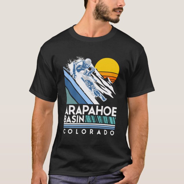 Arapahoe Basin Colorado Ski T-Shirt (Front)
