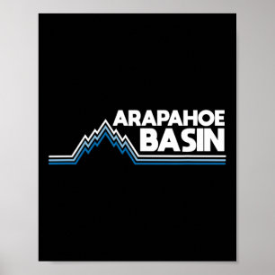 Arapahoe Basin Snowboarding Skiing Snowboarder Poster