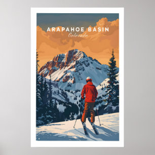 Arapahoe Basin Travel Poster - Colorado 1