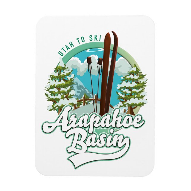Arapahoe Basin Utah ski logo Magnet (Vertical)