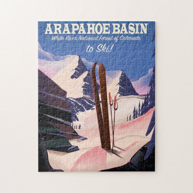 Arapahoe Basin,White River National Forest Ski Jigsaw Puzzle (Vertical)
