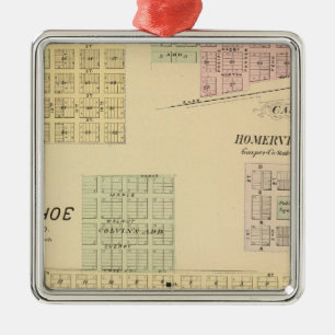 Arapahoe, Nebraska Metal Ornament