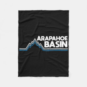 Arapahoe Sin Snowboarding Skiing Snowboarder Fleece Blanket
