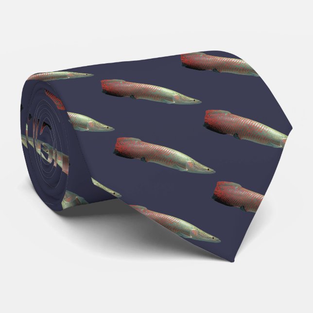 Arapaima gigas tie (Rolled)