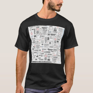 Arasaka Cyberpunk Sci Fi Pattern. T-Shirt