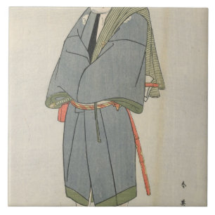Arashi Ryu_zo as Heiemon, 1795 Ceramic Tile