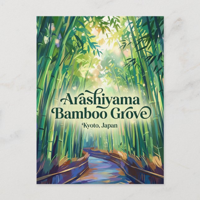 Arashiyama Bamboo Grove Japan Postcard (Front)
