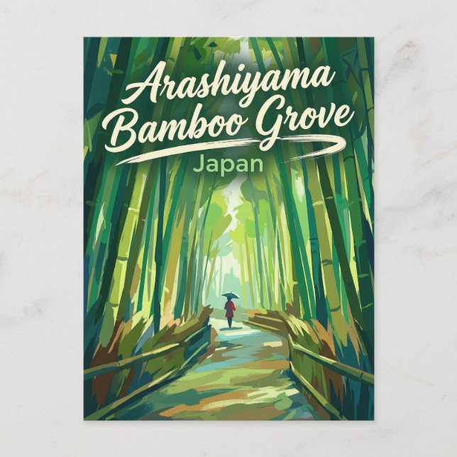 Arashiyama Bamboo Grove Japan Postcard (Front)