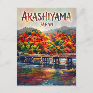 Arashiyama Bamboo Grove Japan Postcard