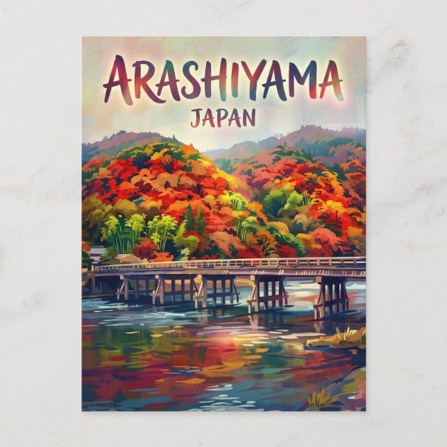 Arashiyama Bamboo Grove Japan Postcard (Front)