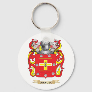 Araujo Coat of Arms (Family Crest) Key Ring