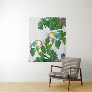 Arazzo con tucani tapestry