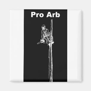 Arb Art Arborist Tree Surgeon Chainsaw Landscape Magnet