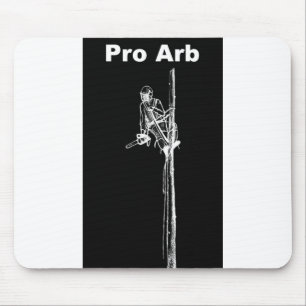 Arb Art Arborist Tree Surgeon Chainsaw  Landscape Mouse Pad