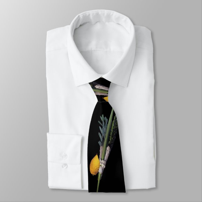 Arba Minim - Lulav, Esrog, Hadas, & Aravah Tie (Tied)