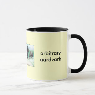 arbitrary aardvark mug