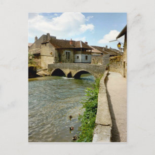 Arbois, bridge over the river postcard