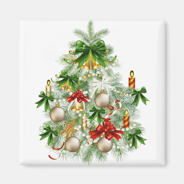Arbol de Navidad Magnet (Front)
