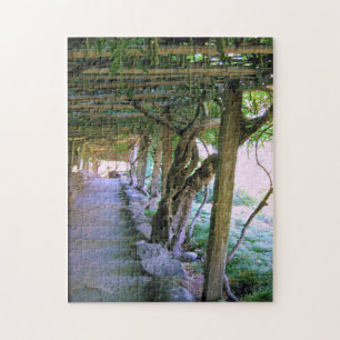 Arbor and Garden Pathway Jigsaw Puzzle