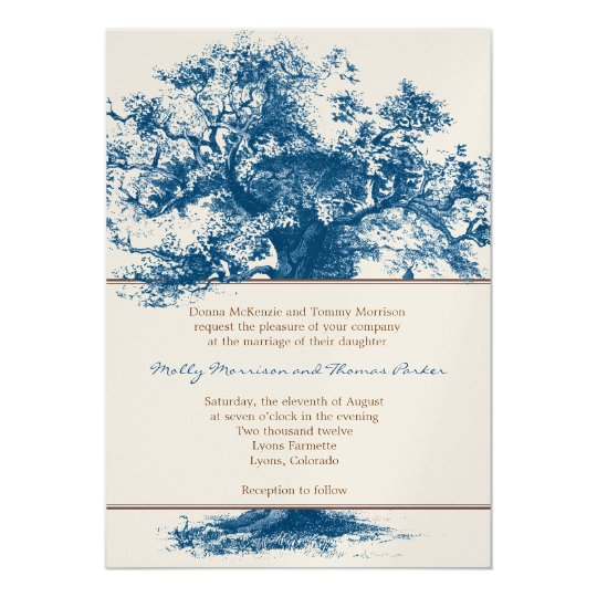 Arbor Banner Wedding Invitation
