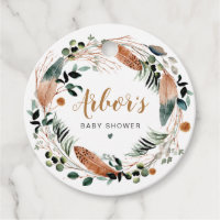 ARBOR Bohemian Feather Greenery Wreath Boho